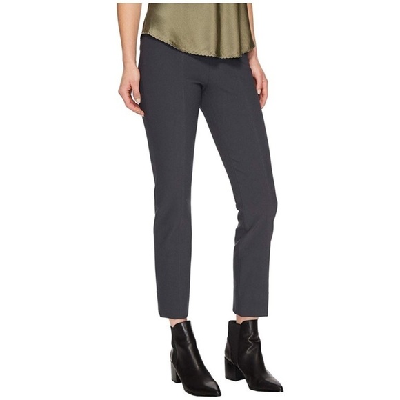 Vince Charcoal Gray Textured Stitch Front Seam Leggings - Picture 1 of 12
